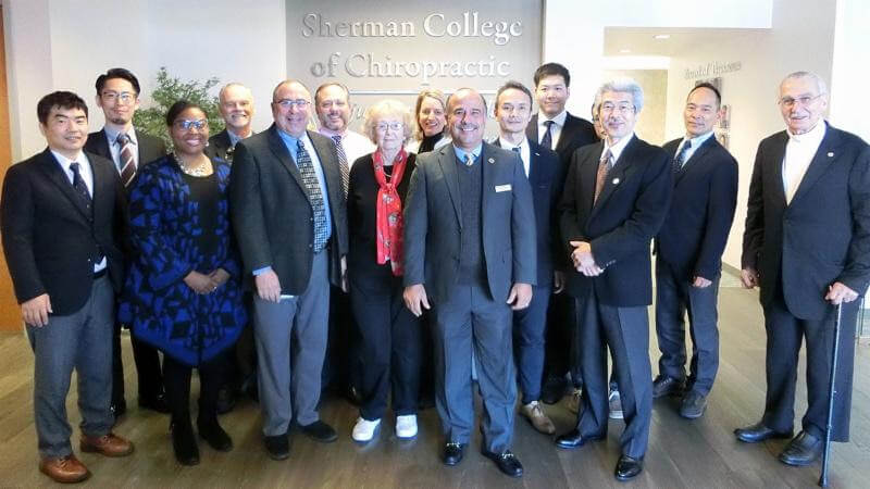 Sherman College Hosts Japanese Guests