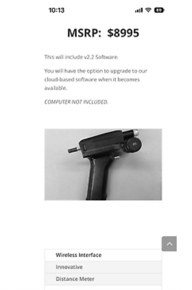 Titron 7000 wireless thermography scanner like new
