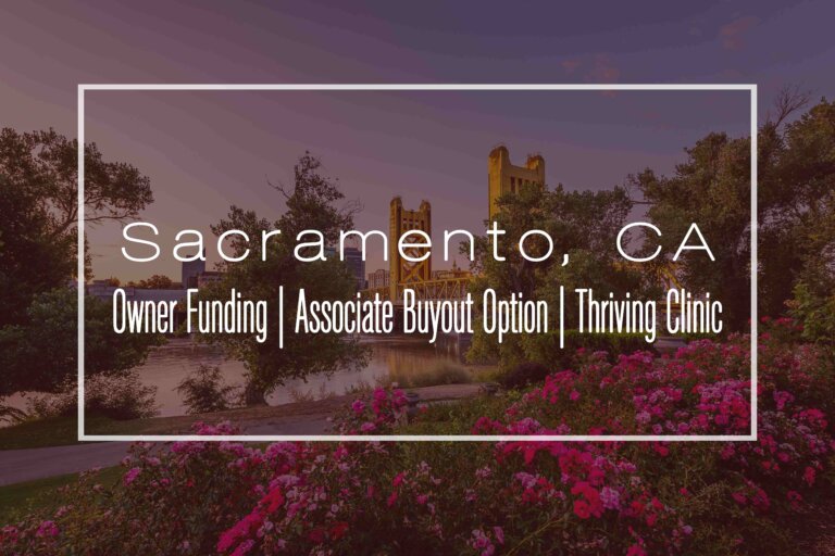 Growing Sacramento Clinic with Owner-Financing Available