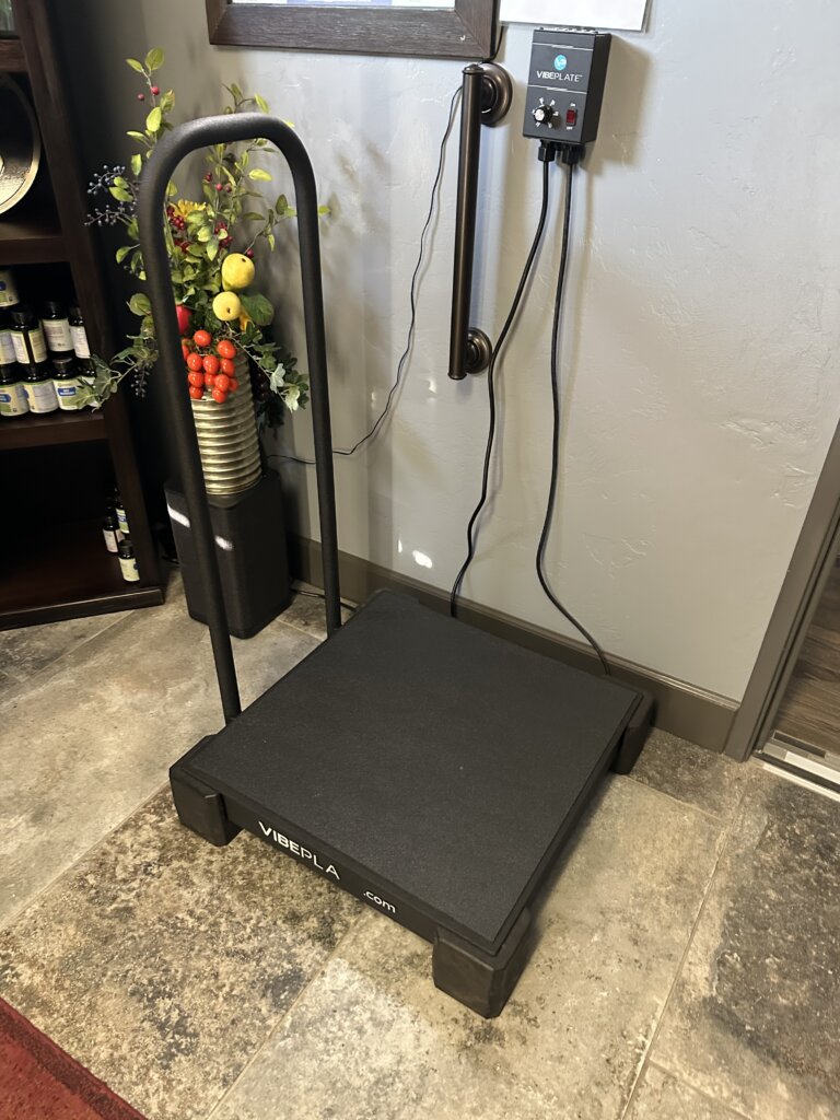 New Vibe Plate 24 x 24 inch with handle bar.  Advanced vibration technology.  Retail after shipping and taxes is $2735