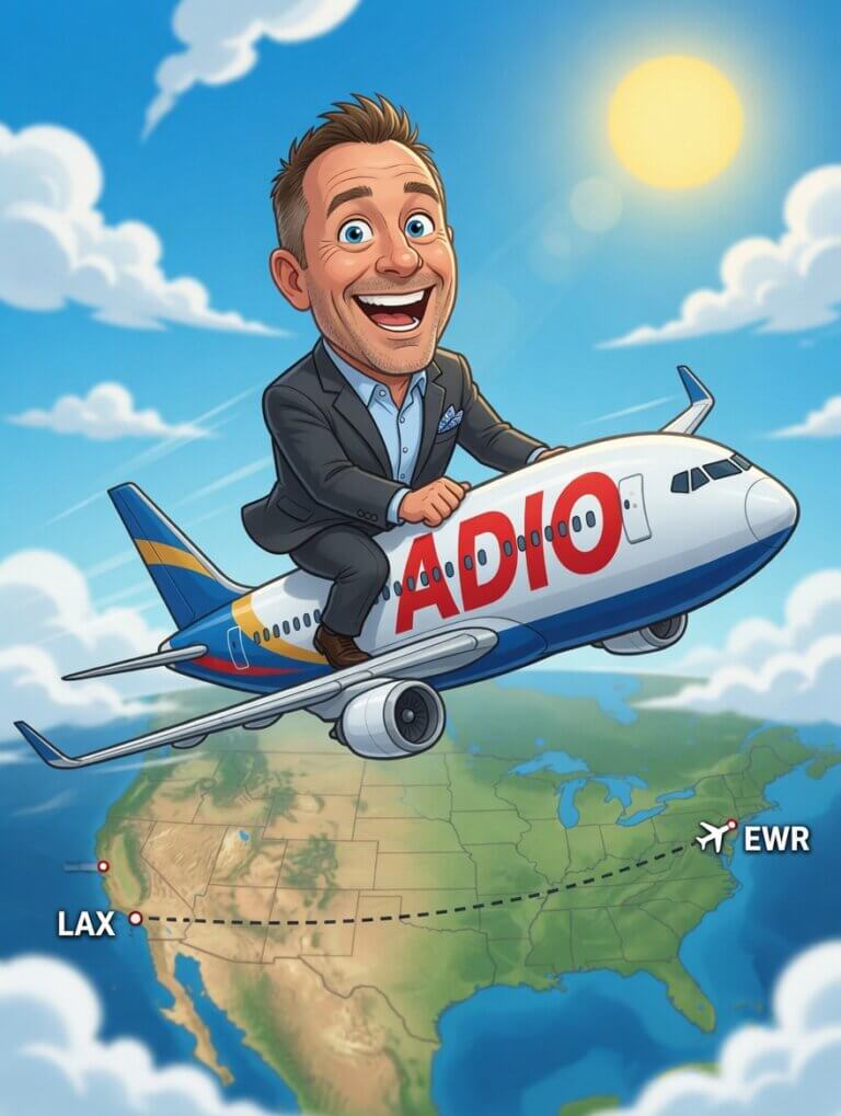 Dorausch flying to EWR 2026