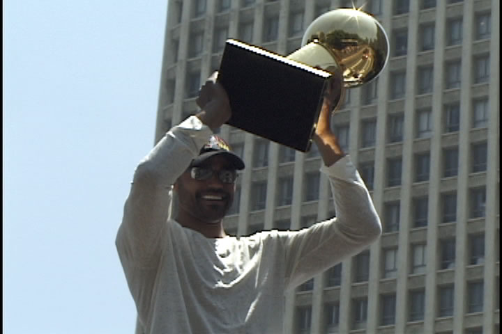 Rick Fox Lakers Trophy