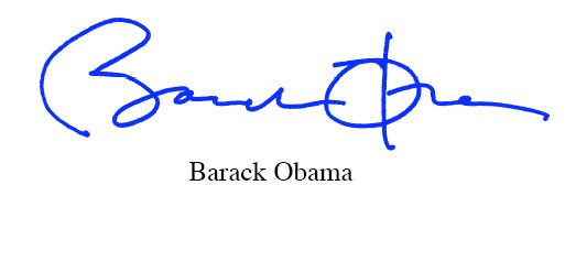 Barack Obama Signature