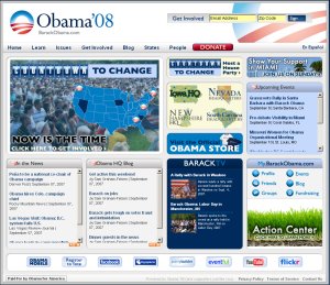 Barack Obama website 2008