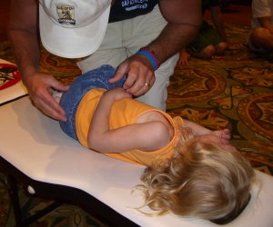 child chiropractic side posture adjustment