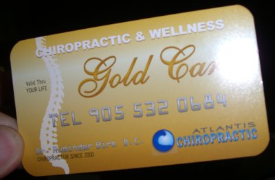 chiropractic gold card Atlantis chiropractic