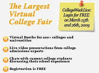CollegeWeekLive, the Virtual College Fair