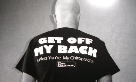 Get off My Back - Unless You Are My Chiropractor