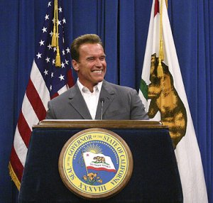 California Governor Arnold Schwarzenegger