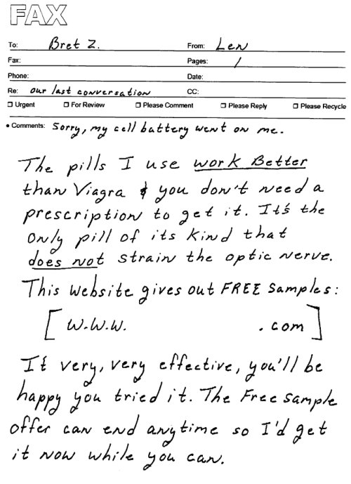 Non-prescription-viagra-fax-spam