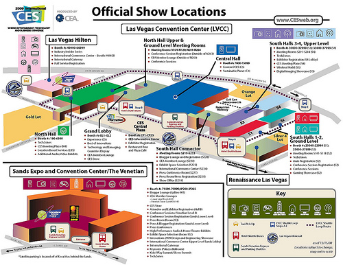 CES 2009 - Official Show Locations