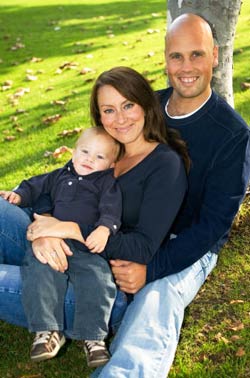 Chiropractor Tim Swift and Family