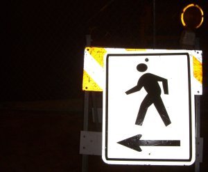 caution walk this way