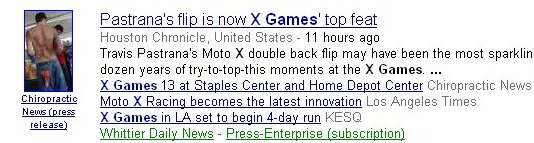 X games news coverage